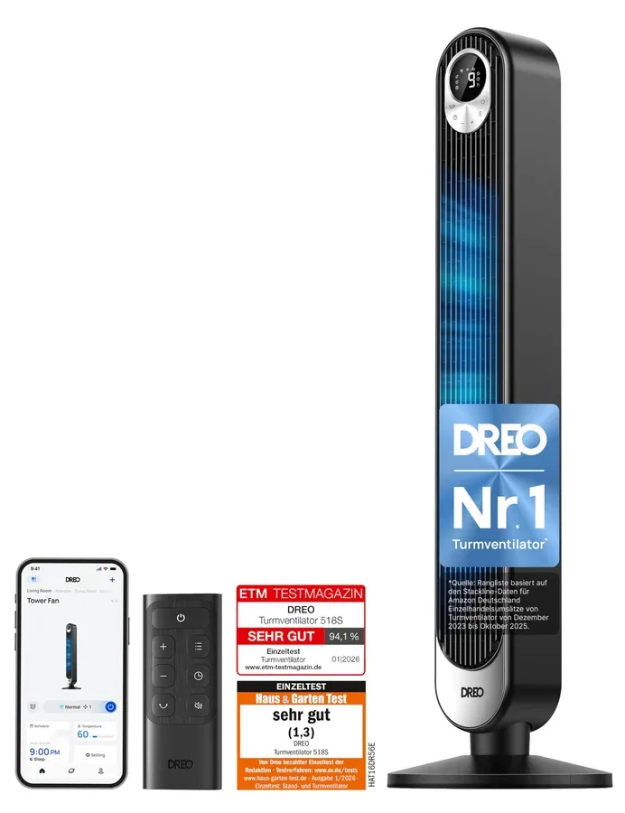 Dreo Smart DC Motor Tower Fan