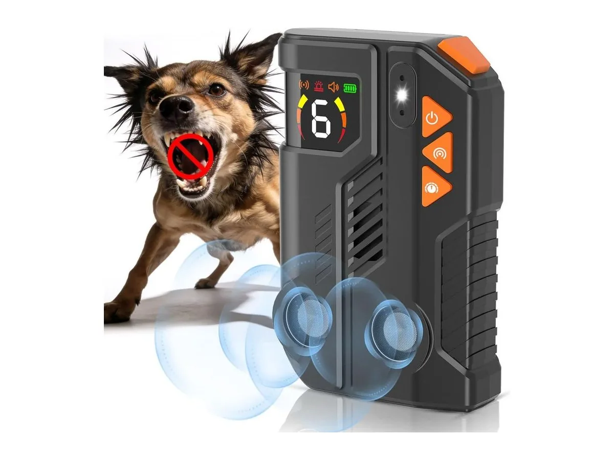 Stationary ultrasonic anti-bark device for dogs