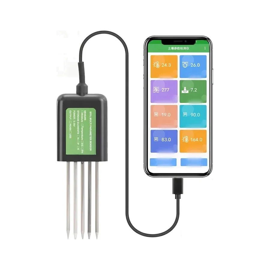 IP68 8-in-1 App Soil Meter