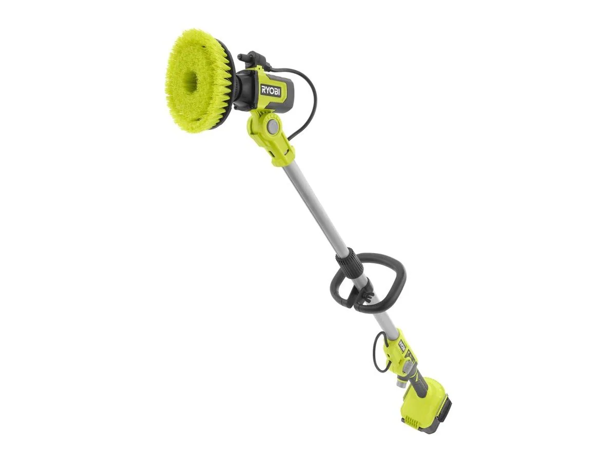 RYOBI 18V ONE+ cordless wet cleaning brush